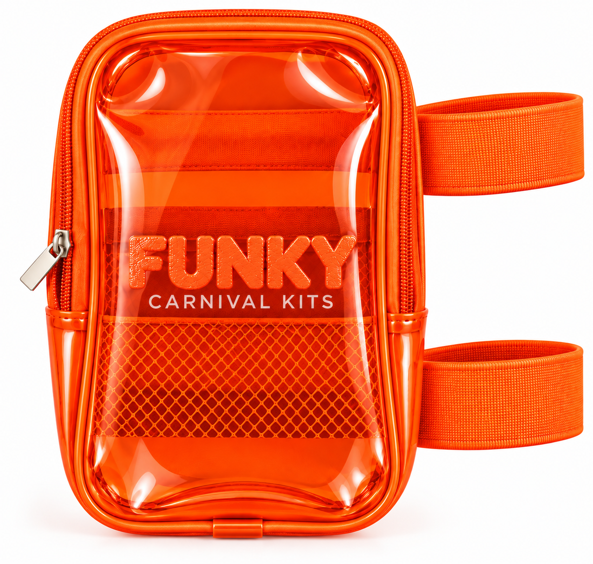 Clear Thigh Bag Orange