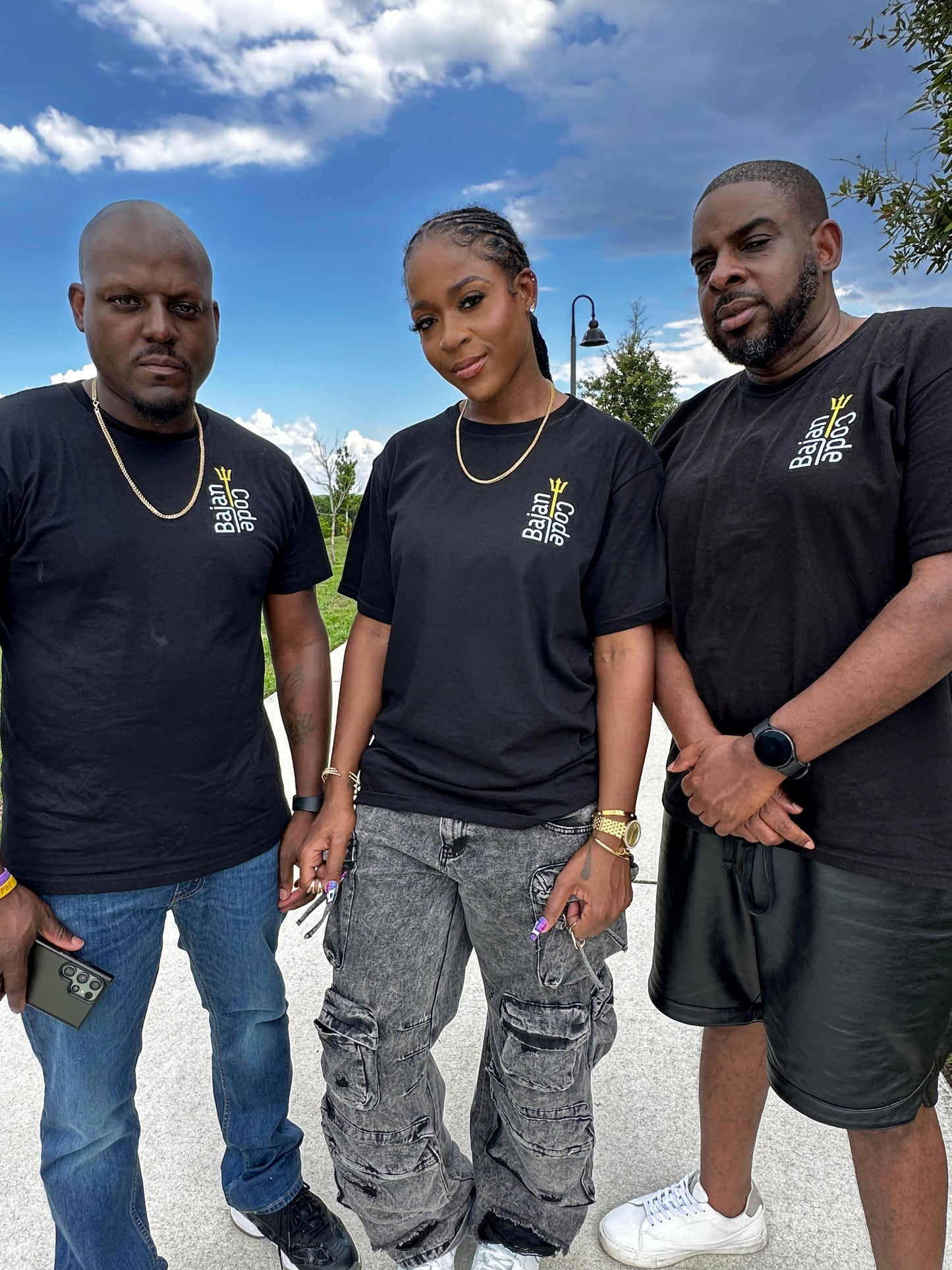Bajan Code Periodic Table T shirt-Black