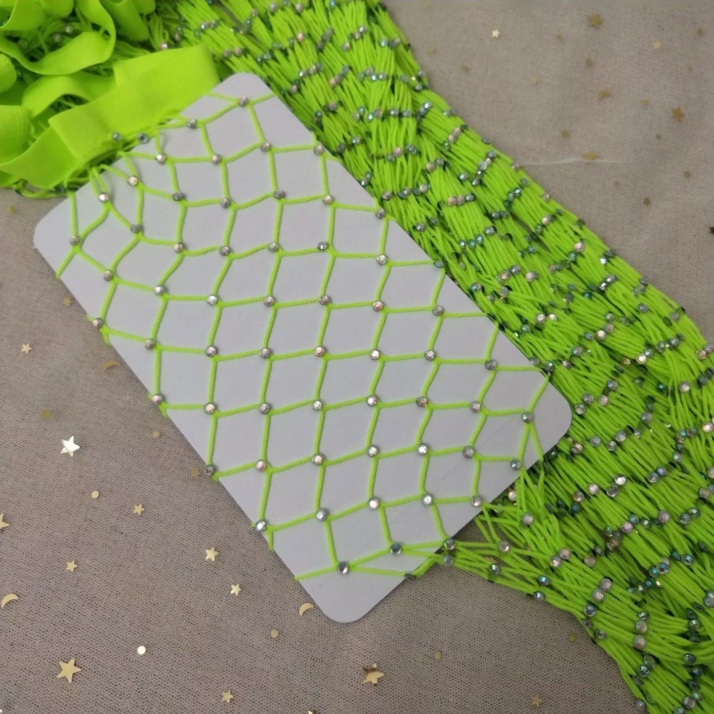 Fishnets-Thigh-high Rhinestone