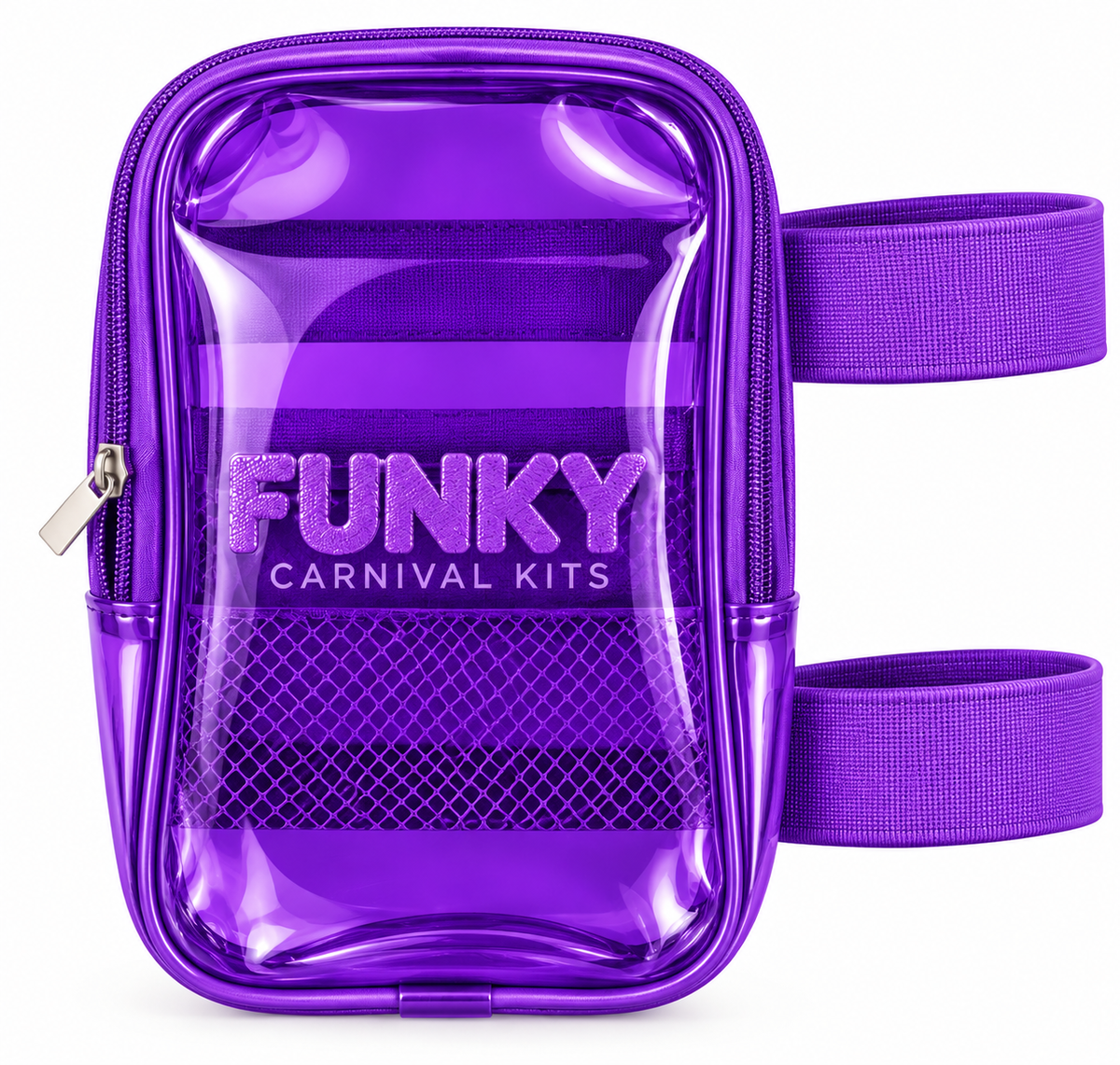 Bag- Clear Thigh Bag Purple