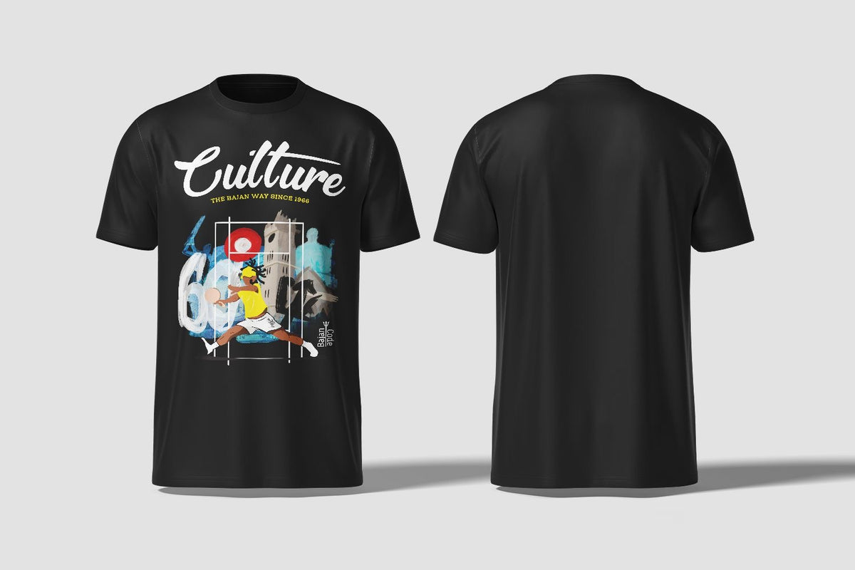 Bajan Code Culture Collection T Shirt Black