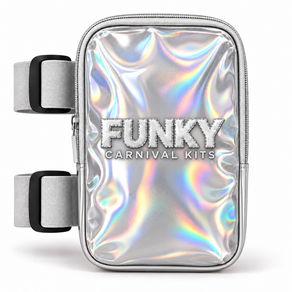 Bag-Laser Thigh Bag Silver