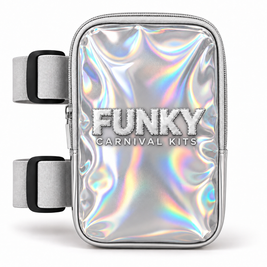 Bag-Laser Thigh Bag Silver