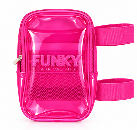Bag-Clear Thigh Bag Pink