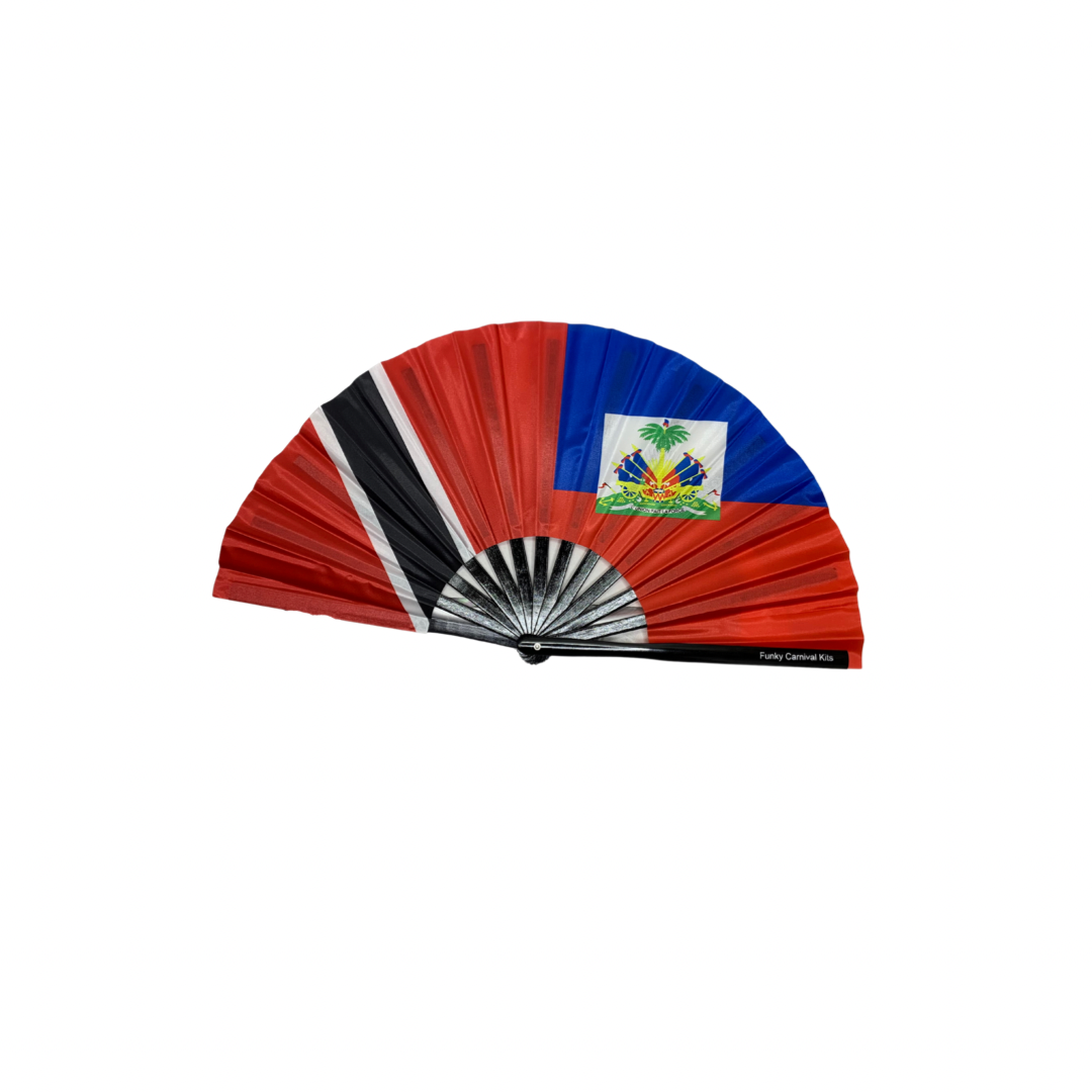 Fan-Double Trouble Flags-Trinidad & Haiti