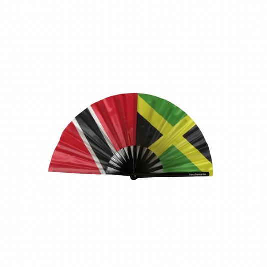 Fan-Double Trouble Flags-Trinidad & Jamaica