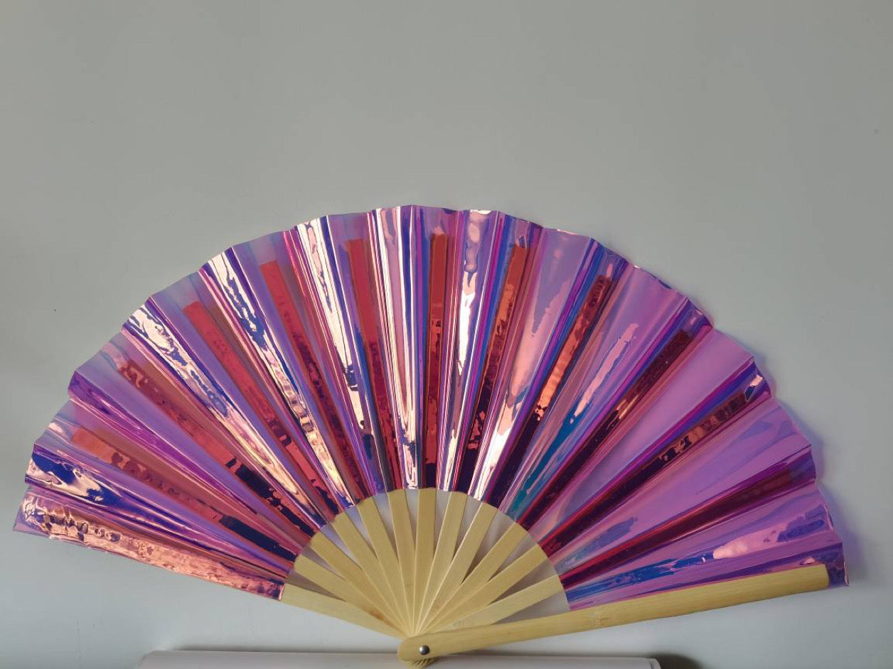 Fan-Holographic Pixie Pink