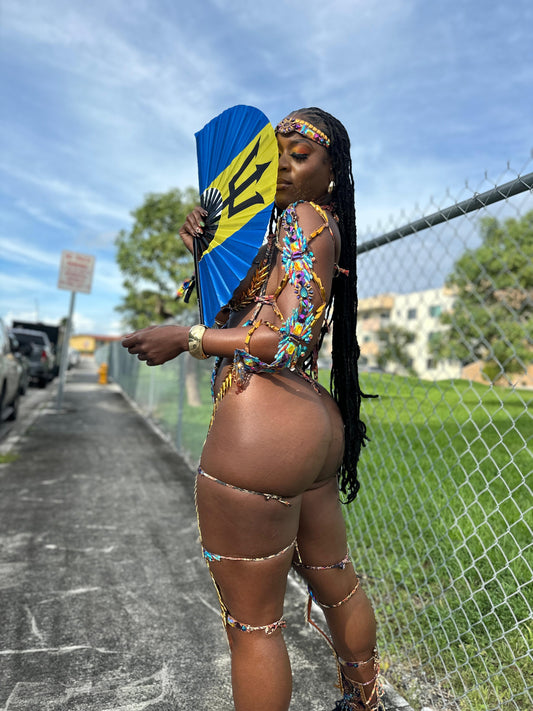 Faith's Funky Faves- Flag Fan